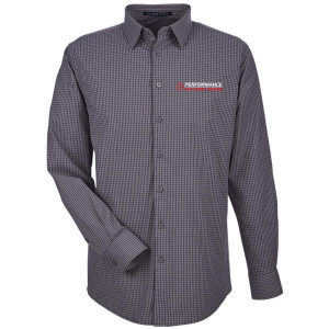 Performance Collision Center - Devon & Jones Men's CrownLux Performance® Tonal Mini Check Woven Dress Shirt - DG535
