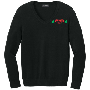 SAVMOR; LADIES V-NECK SWEATER. LSW2850