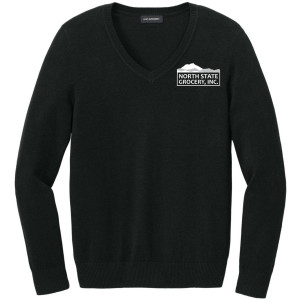 North State Grocery; LADIES V-NECK SWEATER. LSW2850