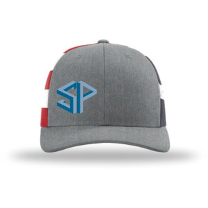 112PM – Richardson Trucker – Stars and Stripes Mesh Back