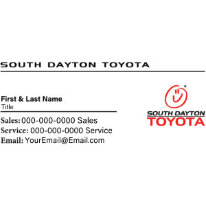 South Dayton Toyota – Business Cards