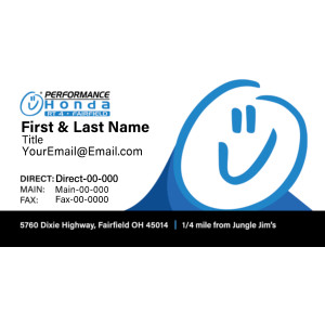 Performance Honda – Business Cards