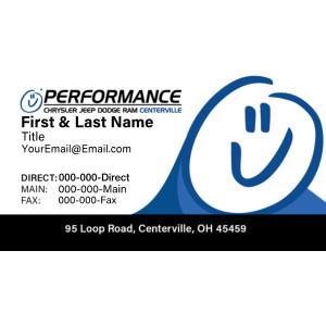 Performance CJDR – Business Cards