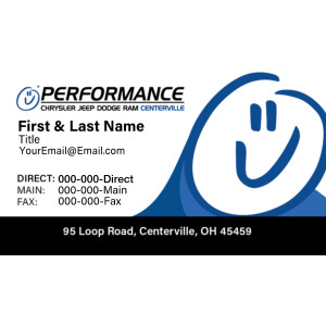 Performance CJDR – Business Cards