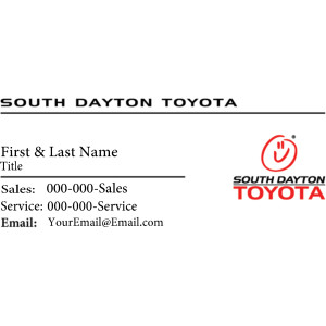 South Dayton Toyota – Business Cards