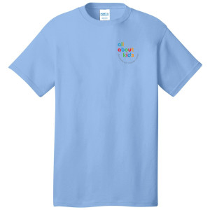 Port & Company® Core Cotton Tee – PC54 (Grey Left Chest Logo)