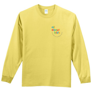 Port & Company® Long Sleeve Essential Tee – PC61LS (Grey Left Chest Logo)