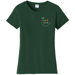 Port & Company® Ladies Fan Favorite™ Tee – LPC450 (White Logo Left Chest)
