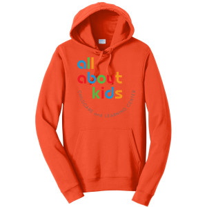 Port & Company® Fan Favorite™ Fleece Pullover Hooded Sweatshirt – PC850H (Grey Full Front Logo)