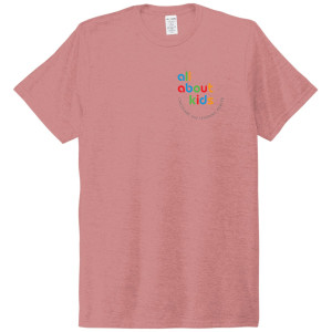 Allmade® Unisex Tri-Blend Tee – AL2004 (Grey Left Chest Logo)