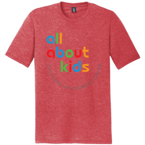 District ® Perfect Tri ® DTG Tee – DM130DTG (Grey Full Front Logo)