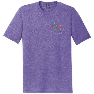 District ® Perfect Tri ® DTG Tee – DM130DTG (White Logo Left Chest)