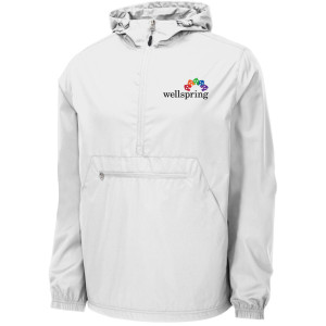 Sport-Tek® Packable Anorak - JST66 (Black Rainbow Logo)