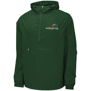 Sport-Tek® Packable Anorak - JST66 (White Rainbow Logo)