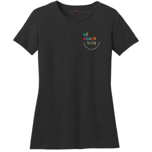 District® Women’s Perfect Blend® CVC Tee - DM108L (White Logo Left Chest)
