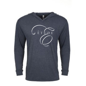 Next Level Tri-Blend Long Sleeve Hoody - Indigo