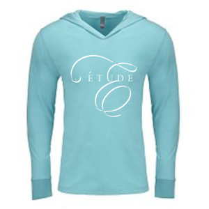 Next Level Tri-Blend Long Sleeve Hoody - Tahiti Blue