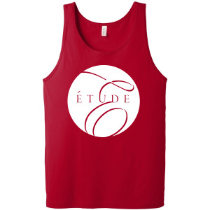 Bella+Canvas Unisex Jersey Tank - Red - Circle