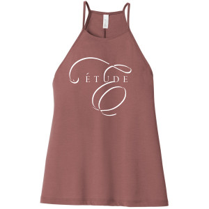 Bella+Canvas Flowy High-Neck Tank - Mauve