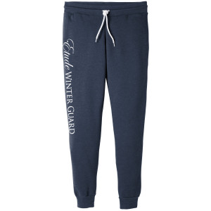 Bella+Canvas Unisex Jogger Sweatpants - Heather Navy