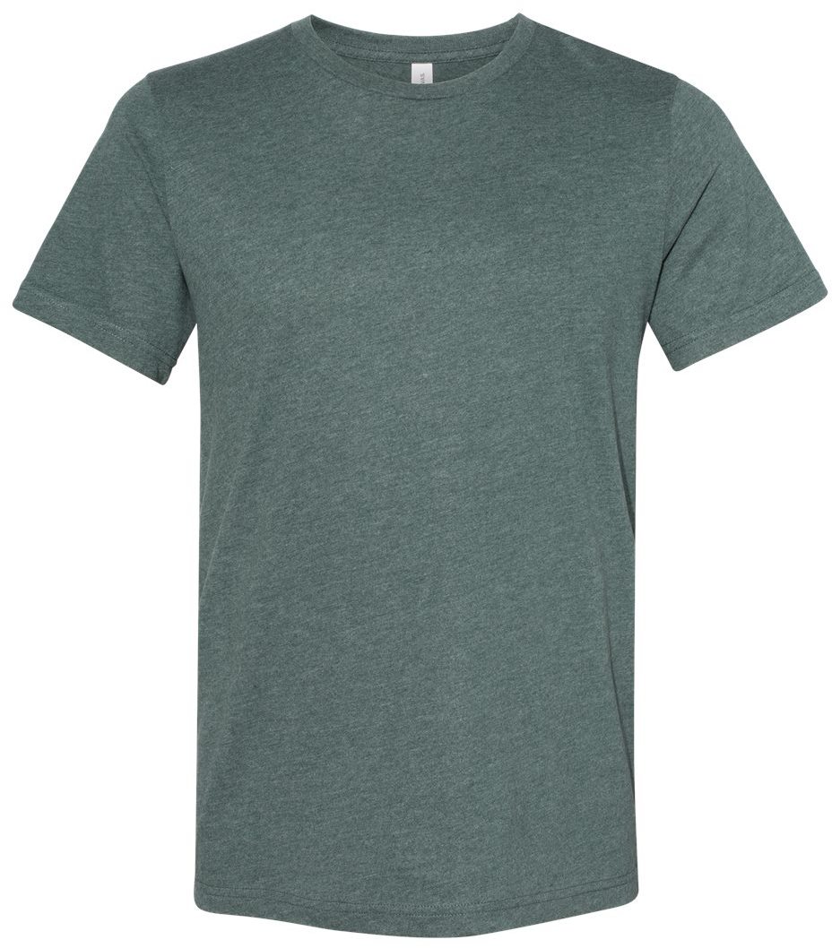 Bella+Canvas Men's Sueded T-Shirt - Heather Red, Soft Athletic Tee