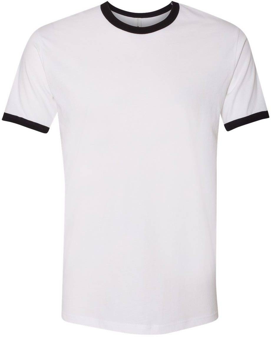 3604 Next Level Men's Premium Fitted Cotton Ringer Tee: Soft and
