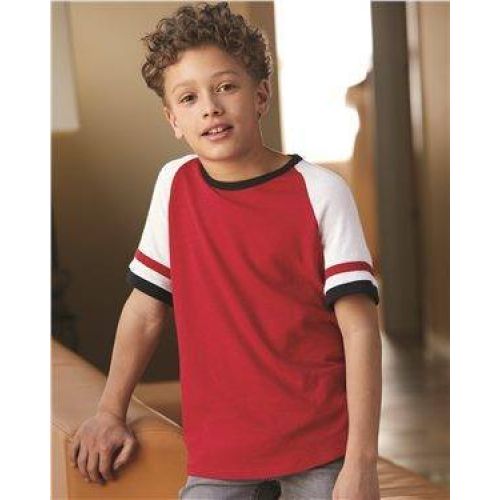 Youth Vintage 50/50 Jersey Slapshot Tee