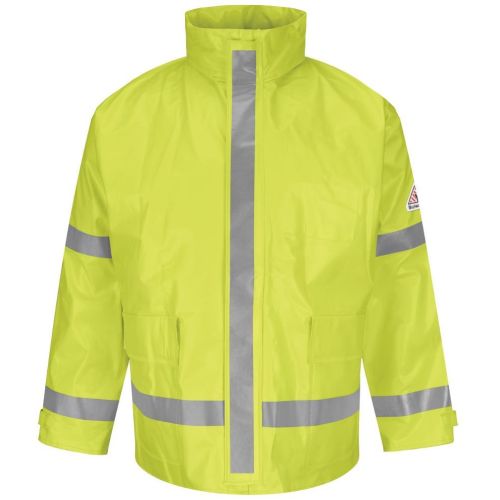 Hi-Visibility Flame-Resistant Rain Jacket