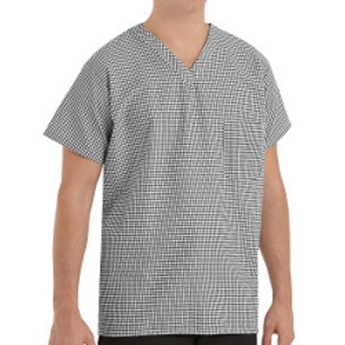 Checked V-Neck Chef Shirt – SP08