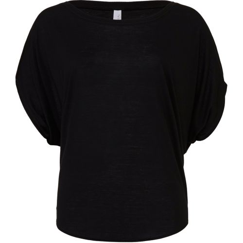 Ladies’ Flowy Draped Sleeve Dolman T-Shirt
