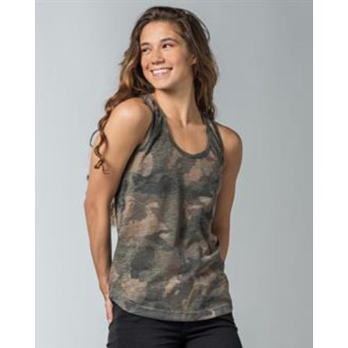 Women’s Slub Jersey Printed Tank Top