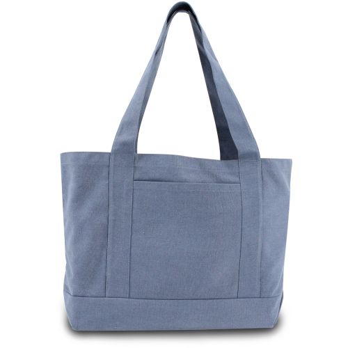 Seaside Cotton Canvas 12 oz. Pigment-Dyed Boat Tote