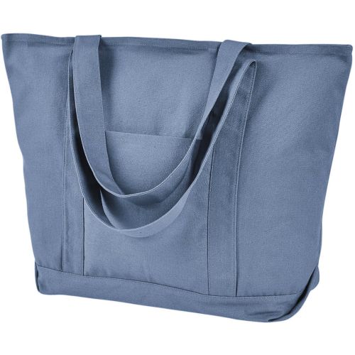 Seaside Cotton Pigment-Dyed XL Canvas Boat Tote