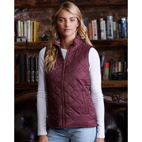 Women’s Vintage Diamond Quilted Vest