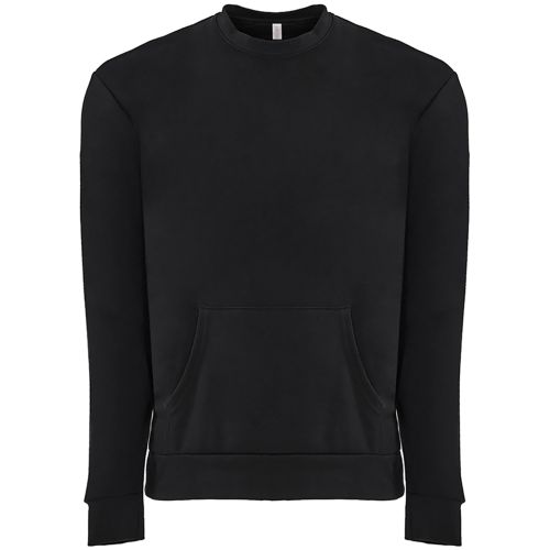 Unisex Long-Sleeve Crew with Pocket