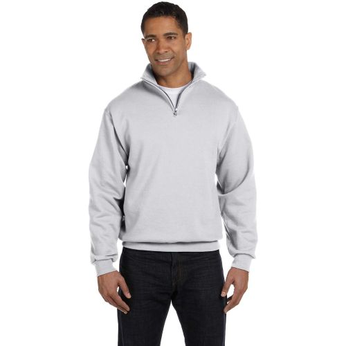 Adult 8 oz. NuBlend® Quarter-Zip Cadet Collar Sweatshirt