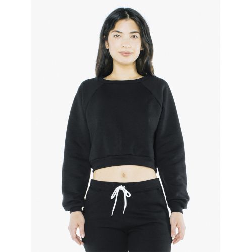 Ladies’ Flex Fleece Raglan Cropped Sweatshirt