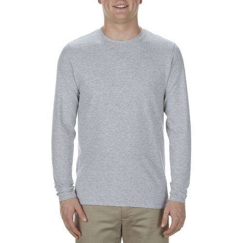 Adult 4.3 oz., Ringspun Cotton Long-Sleeve T-Shirt