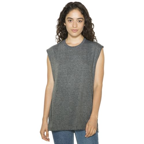 Unisex Tri-Blend Muscle Hooded T-Shirt