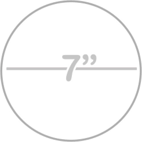 7 x 7 circle sticker