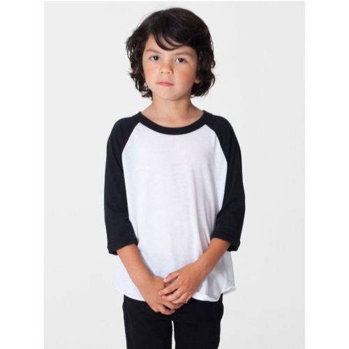 Toddler Poly-Cotton 3/4-Sleeve T-Shirt