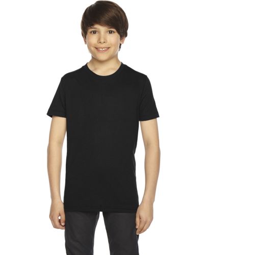 Youth Poly-Cotton Short-Sleeve Crewneck