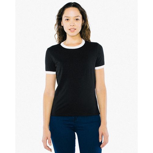 Ladies’ Poly-Cotton Ringer T-Shirt