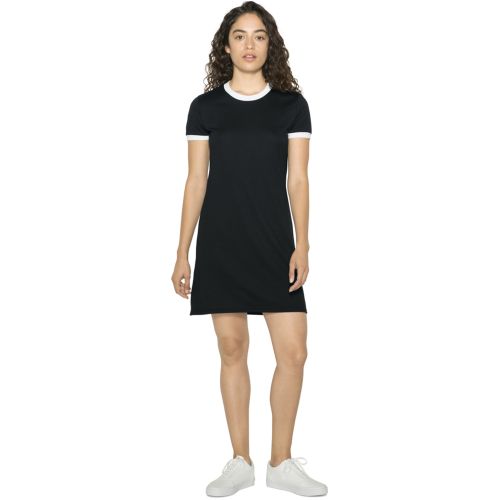 Ladies’ Poly-Cotton Ringer T-Shirt Dress