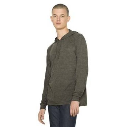 Unisex Triblend Long Sleeve Hooded T-Shirt