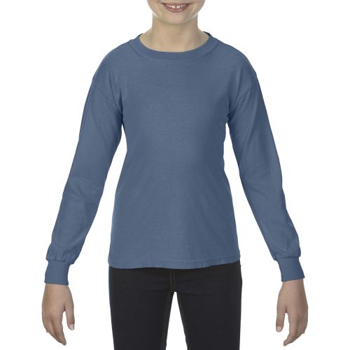 C3483 Comfort Colors Youth 5.4 oz. Garment-Dyed Long-Sleeve T-Shirt