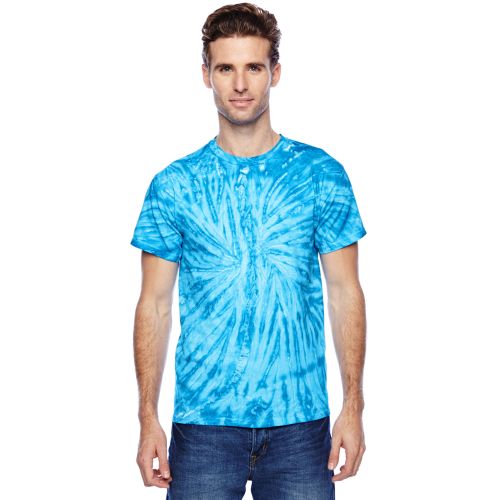 Adult 5.4 oz., 100% Cotton Twist Tie-Dyed T-Shirt