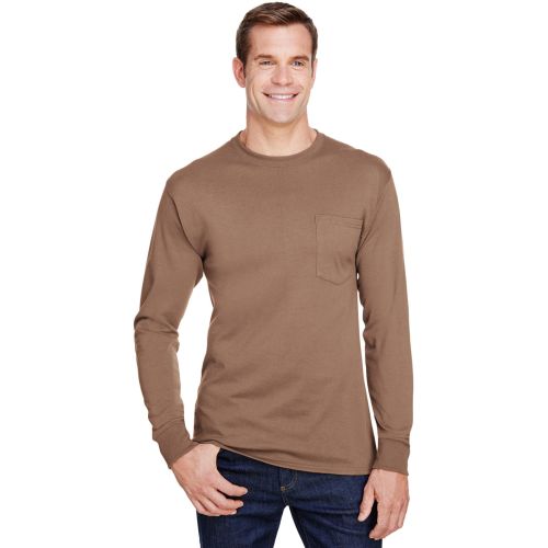 Adult Workwear Long-Sleeve Pocket T-Shirt