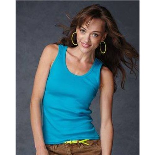Ladies’ 2×1 Rib Tank Top