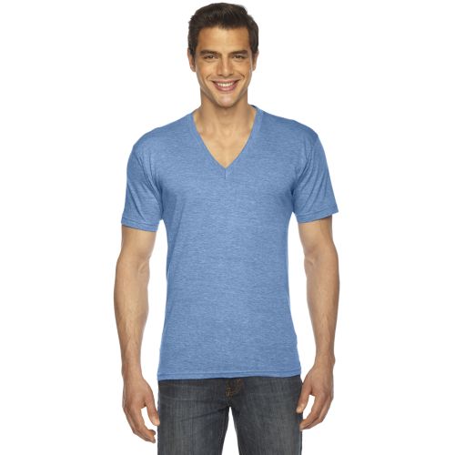 Unisex Triblend Short-Sleeve V-Neck